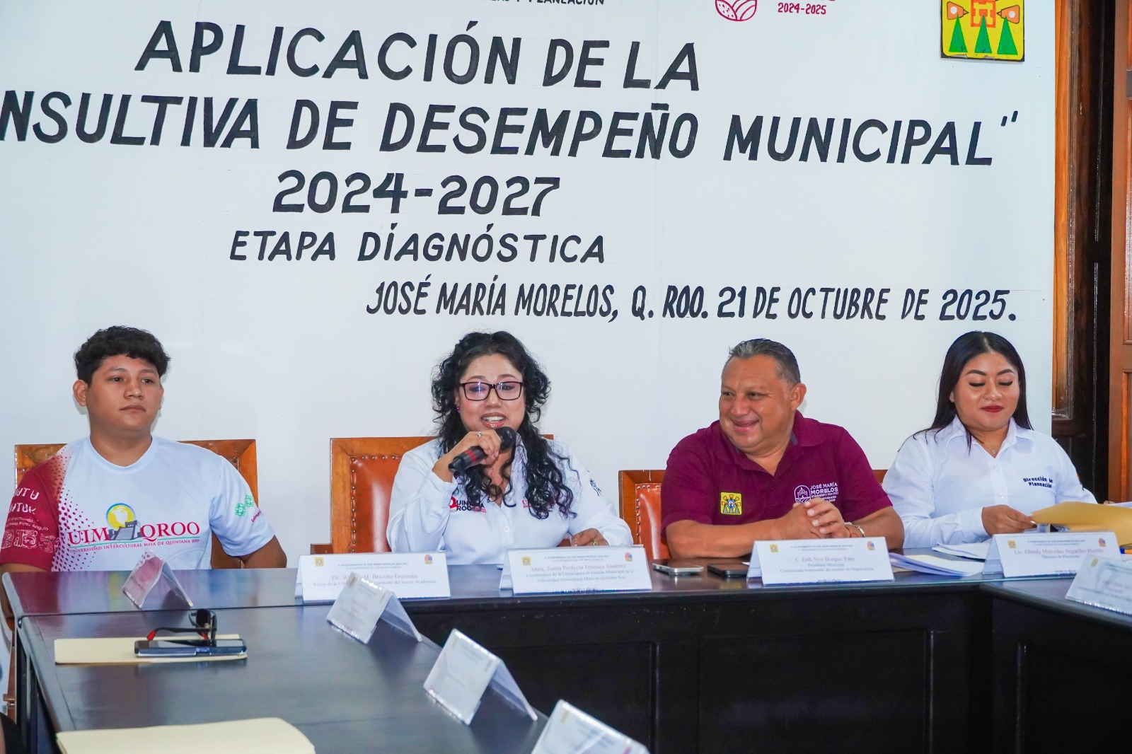 IMG-20251022-WA0030 EL PRESIDENTE ERIK BORGES YAM ENCABEZÓ LA IMPLEMENTACIÓN DE LA ETAPA DIAGNÓSTICA DE LA GUÍA CONSULTIVA DE DESEMPEÑO MUNICIPAL (GDM) 2025-2027 EN JOSÉ MARÍA MORELOS