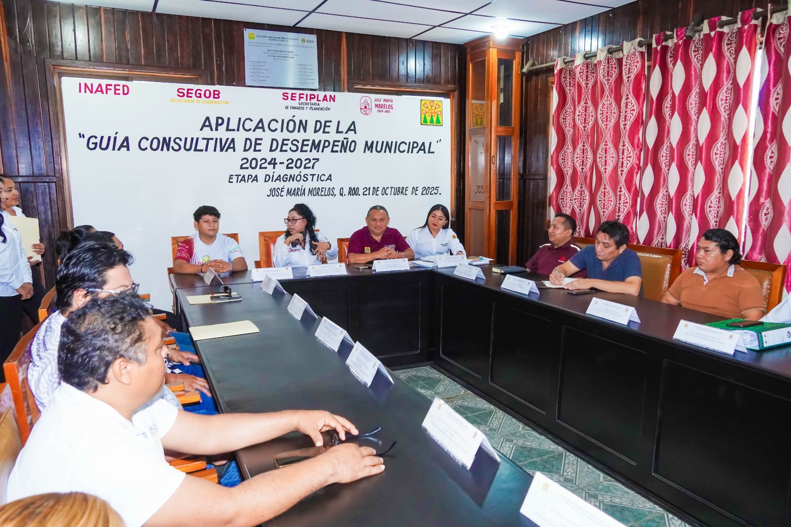 IMG-20251022-WA0033 EL PRESIDENTE ERIK BORGES YAM ENCABEZÓ LA IMPLEMENTACIÓN DE LA ETAPA DIAGNÓSTICA DE LA GUÍA CONSULTIVA DE DESEMPEÑO MUNICIPAL (GDM) 2025-2027 EN JOSÉ MARÍA MORELOS