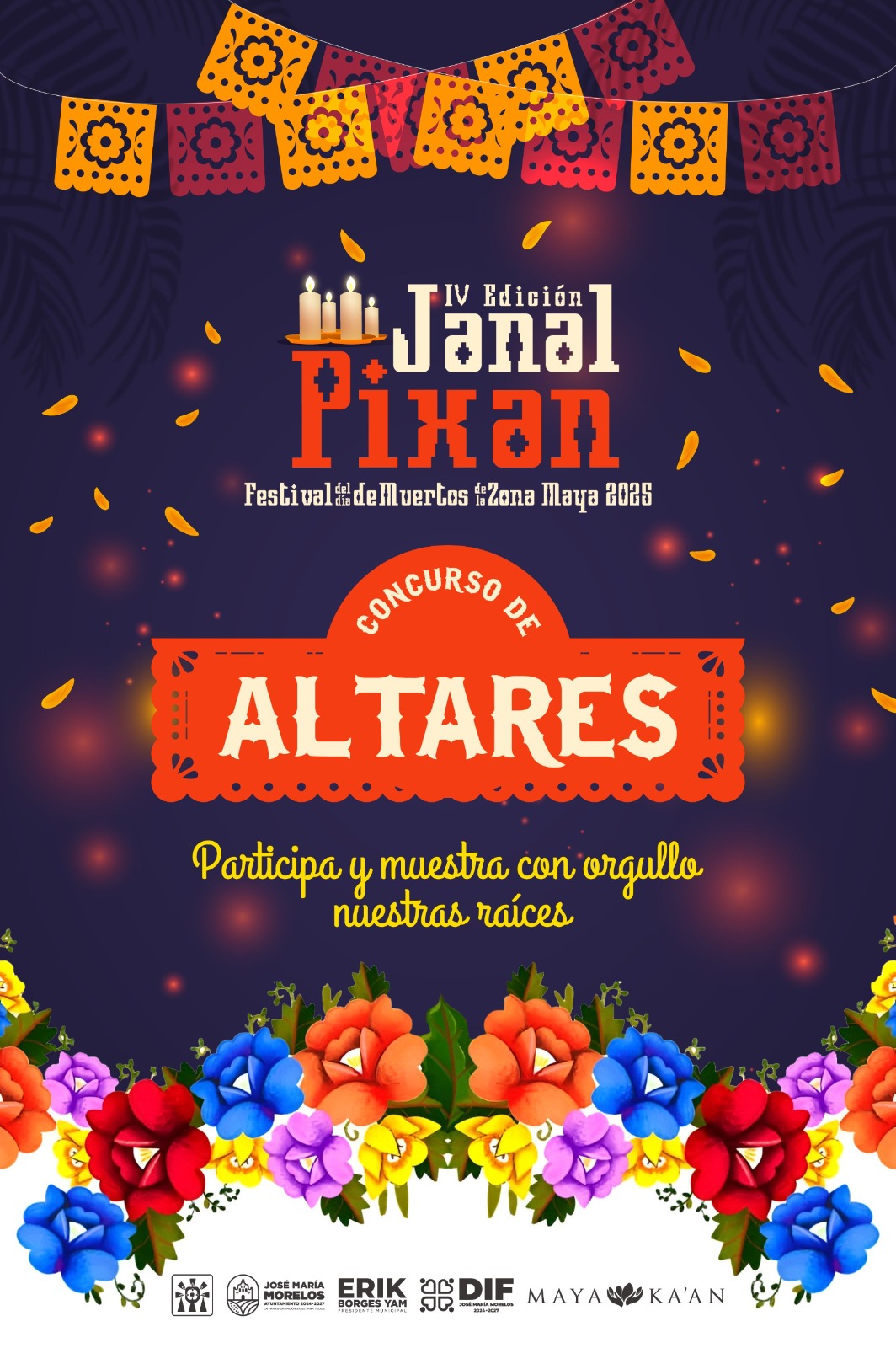 Imagen-de-WhatsApp-2025-10-17-a-las-12.39.17_224be39a ERIK BORGES YAM INVITA A DISFRUTAR DEL GRAN FESTIVAL DE DÍA DE MUERTOS DE LA ZONA MAYA 2025 EN JOSÉ MARÍA MORELOS