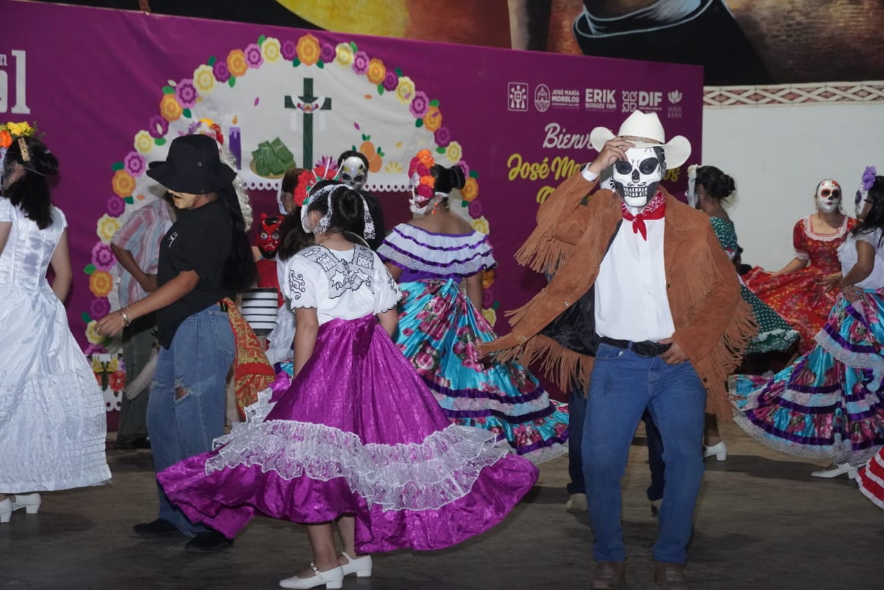 IMG-20251103-WA0022 CULMINA CON ÉXITO EL FESTEJO DE DÍA DE MUERTOS EN JOSÉ MARÍA MORELOS: JANAL PIXÁN 2025