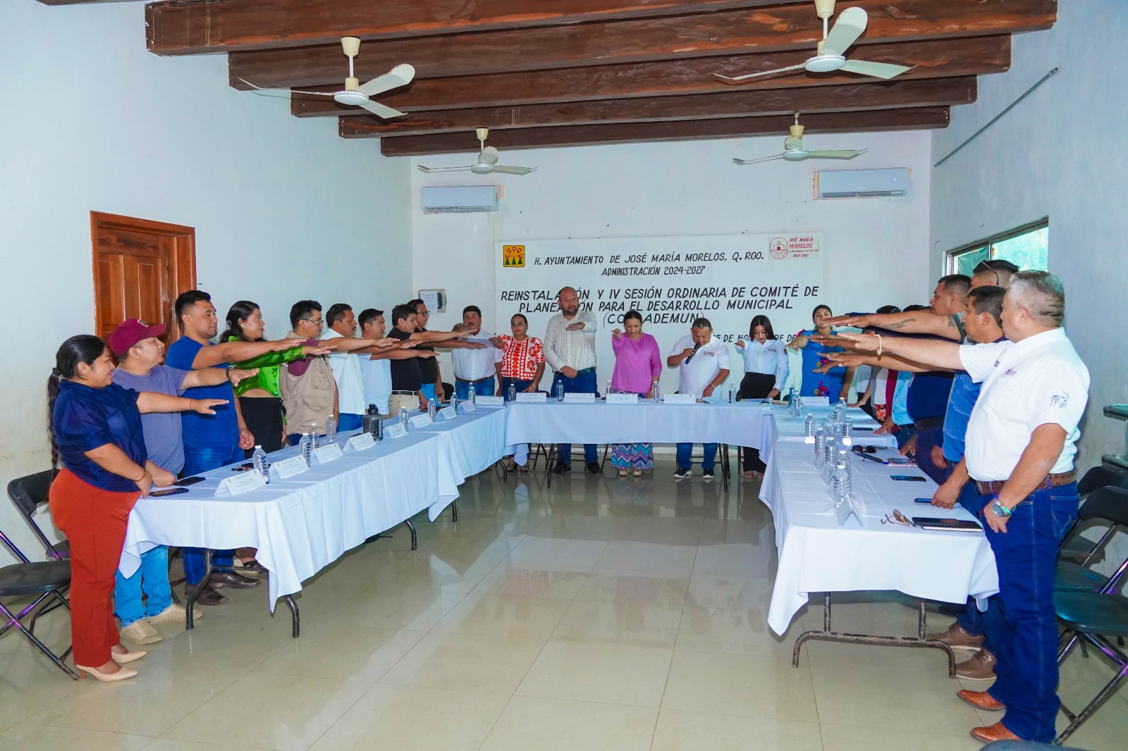 IMG-20251128-WA0034 EL PRESIDENTE MUNICIPAL ERIK BORGES YAM ENCABEZÓ LA REINSTALACION Y CUARTA SESIÓN ORDINARIA DEL COPLADEMUN