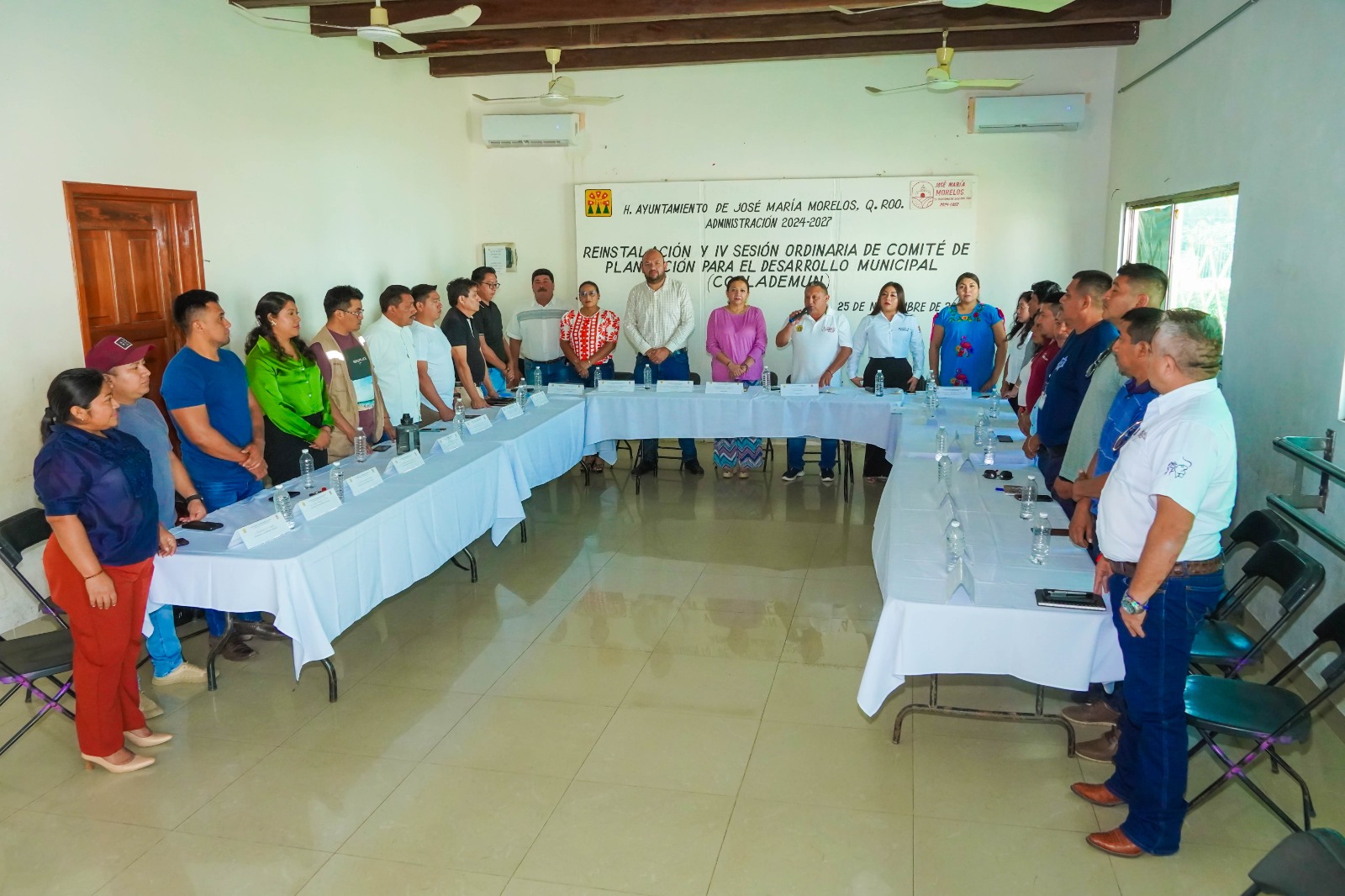 IMG-20251128-WA0039 EL PRESIDENTE MUNICIPAL ERIK BORGES YAM ENCABEZÓ LA REINSTALACION Y CUARTA SESIÓN ORDINARIA DEL COPLADEMUN